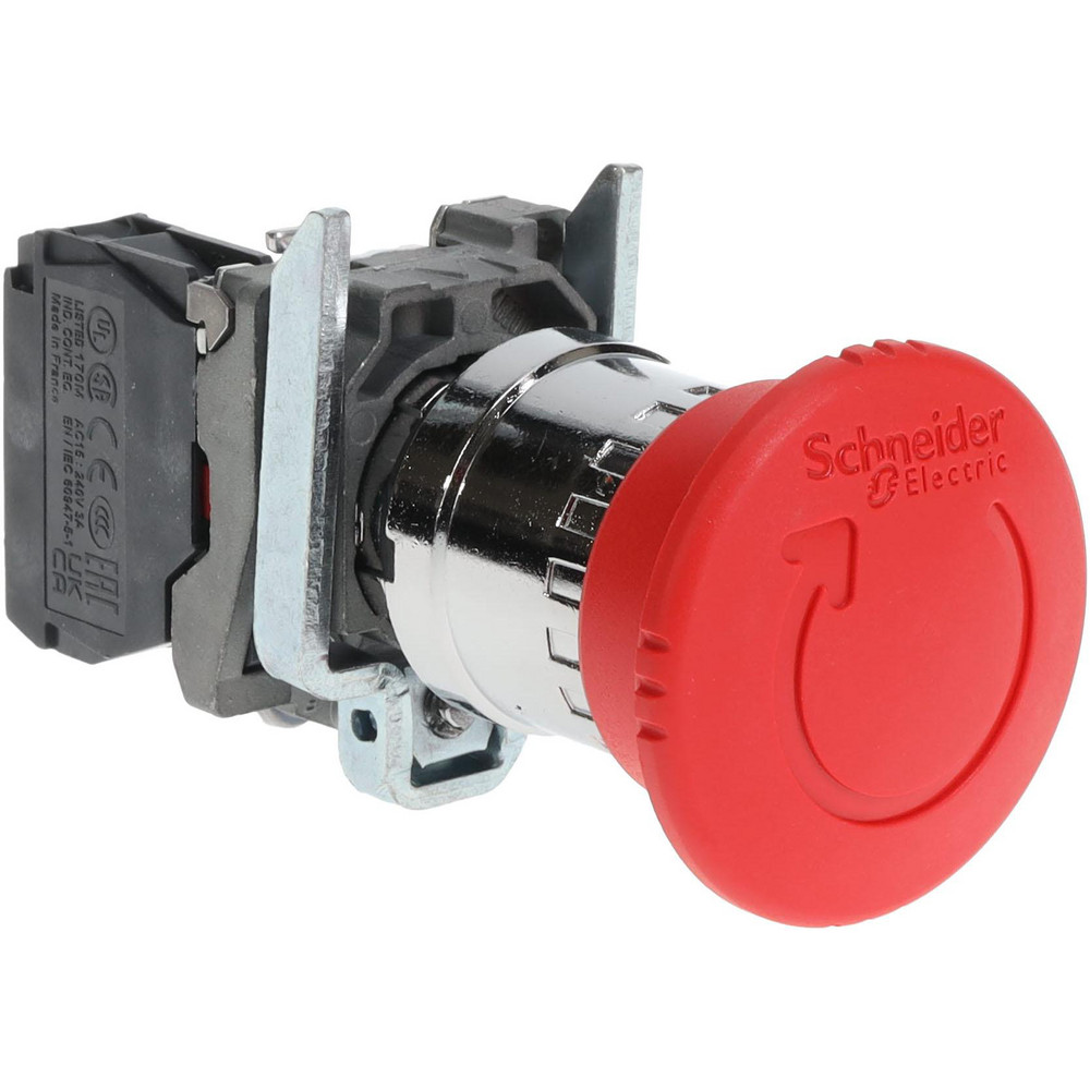 Schneider Electric Push-Button Switch: 30 mm Mounting Hole Dia, Maintained (MA) - 9001KR9RH27