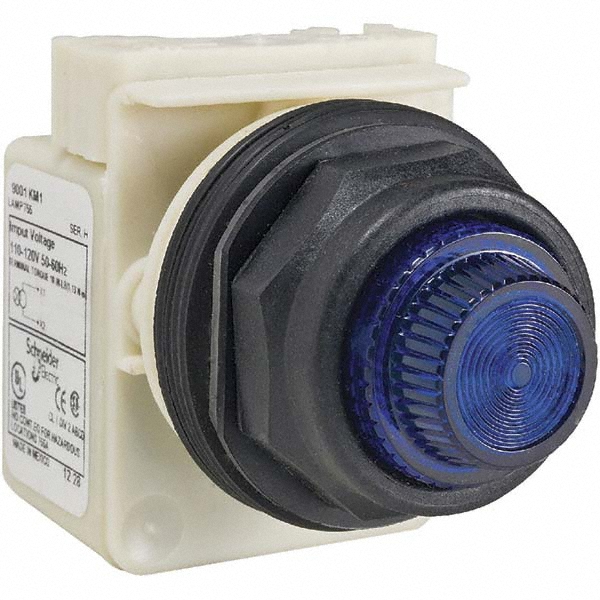 Schneider Electric 24 V Blue Lens LED Pilot Light - 9001SKP35LLL31