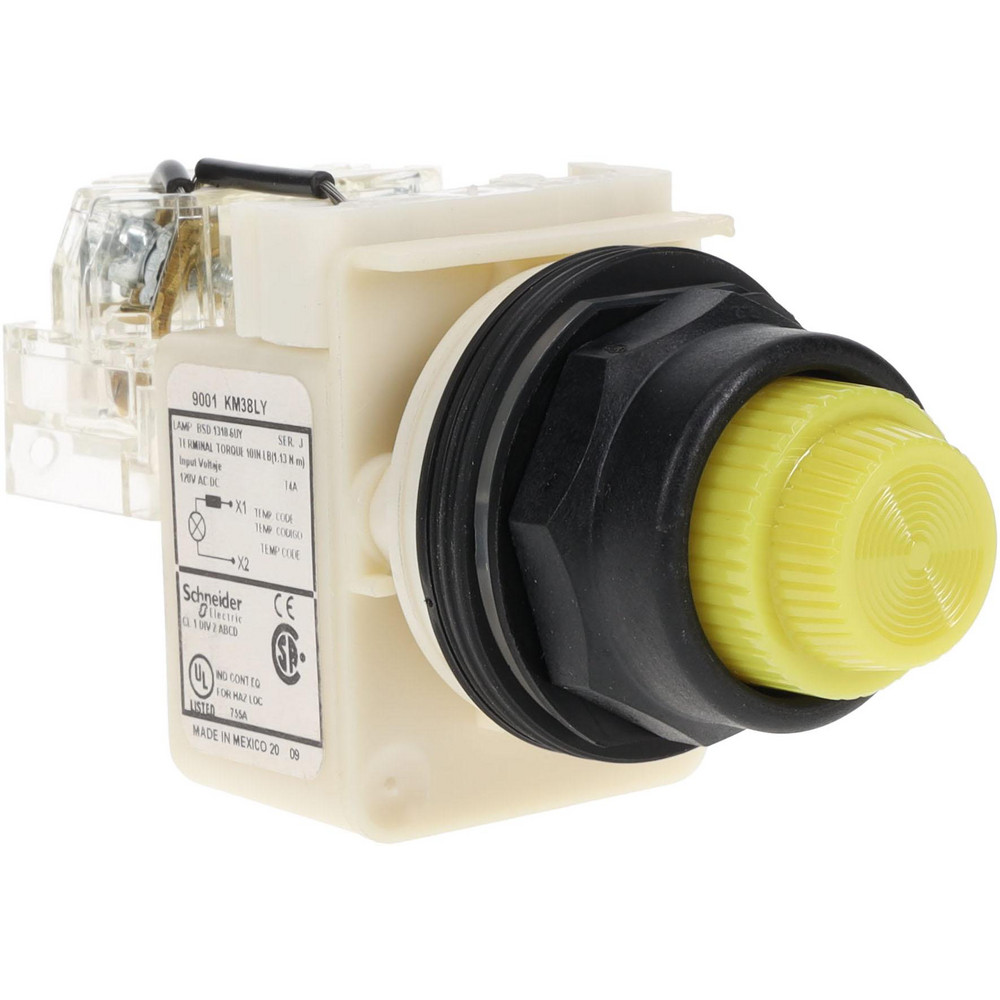 Schneider Electric 120 V LED Pilot Light - 9001KP38LW