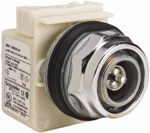 Schneider Electric 120 V LED Pilot Light - 9001KP38LW