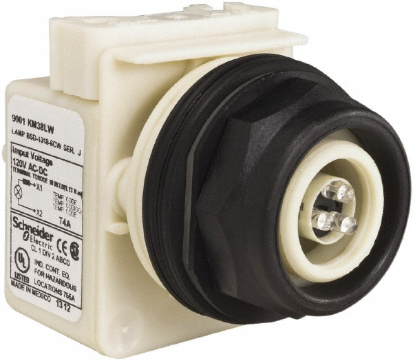 Schneider Electric 120 V LED Pilot Light - 9001KP38LW