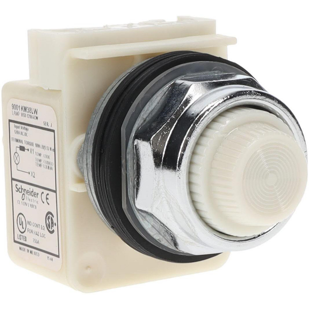 Schneider Electric 120 V Blue Lens LED Indicating Light - 9001KP38LLL31