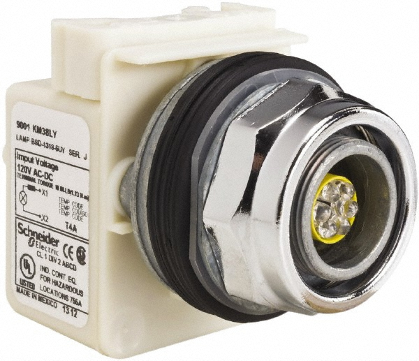 Schneider Electric 120 V Blue Lens LED Indicating Light - 9001KP38LLL31
