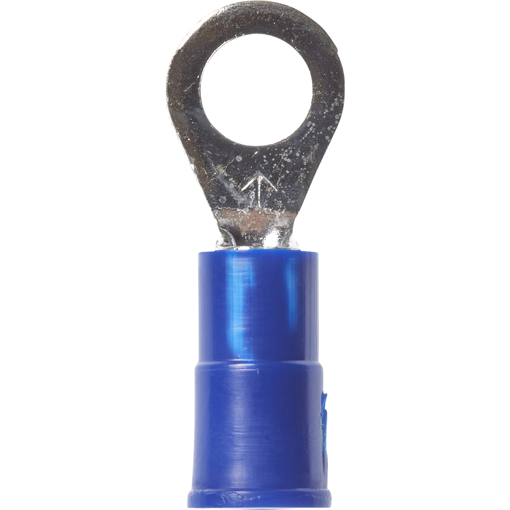 3M Ring Tongue Ring Terminal: Non-Insulated, 16 to 14 AWG, Crimp Connection - 7000133677