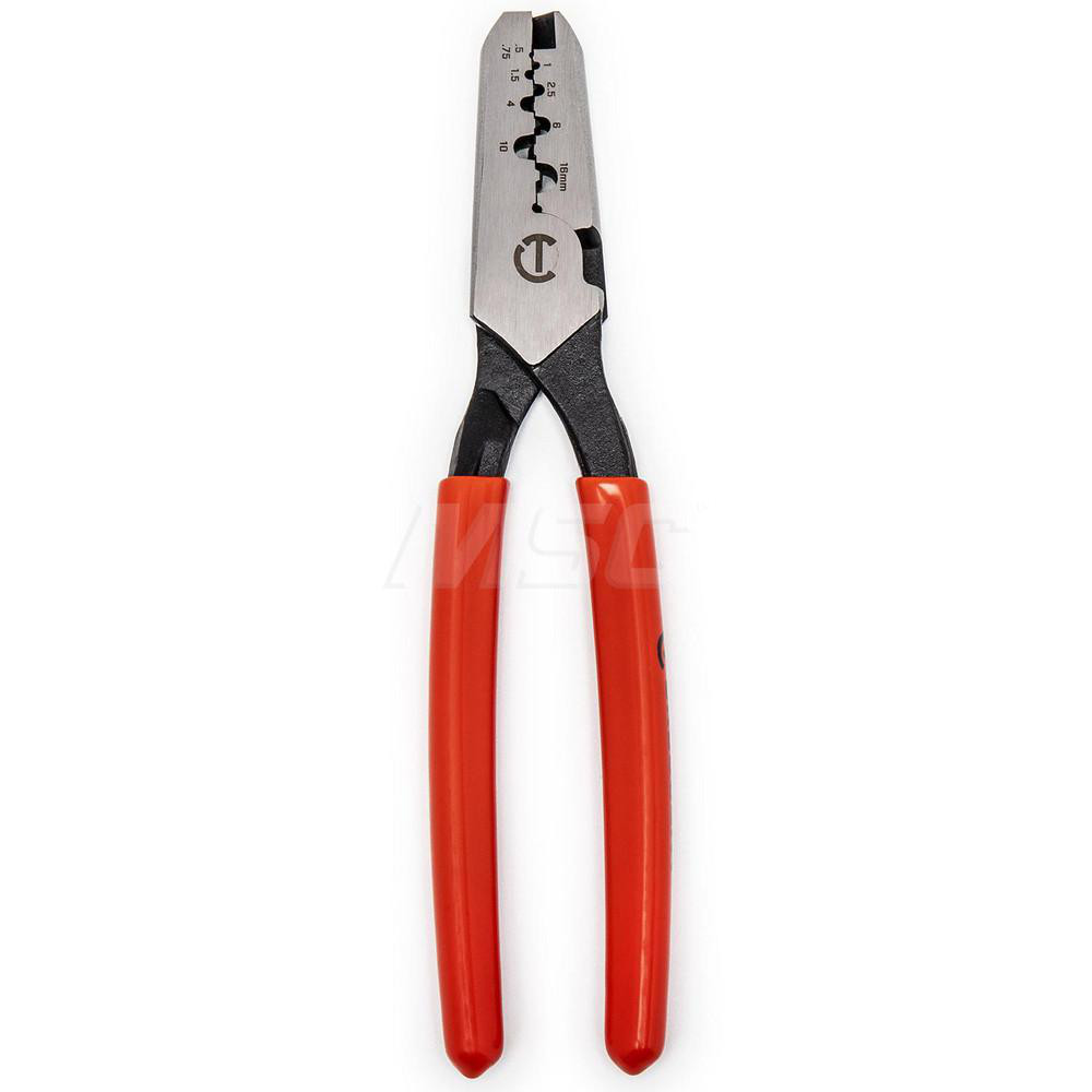 Thomas & Betts Square Ring Terminal: Non-Insulated, 8 AWG, Crimp Connection - 54104