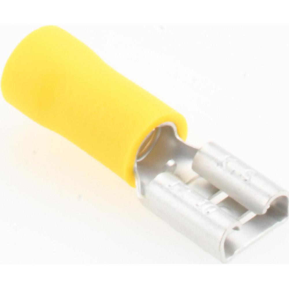 Value Collection Wire Disconnect: Male, Yellow, Vinyl, 12-10 AWG, 1/4" Tab Width - MDV5-250