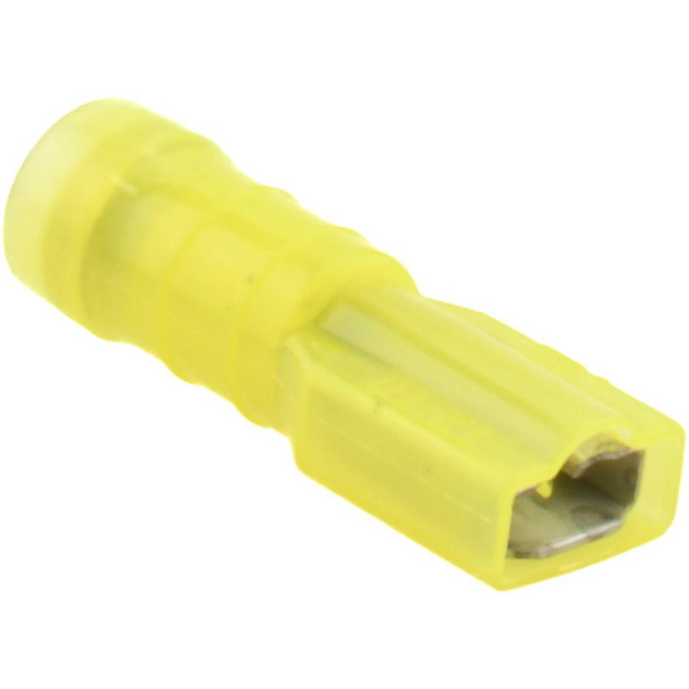 Value Collection Wire Disconnect: Female, Yellow, Nylon, 12-10 AWG, 1/4" Tab Width - BD-18387