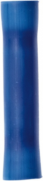 3M Butt Splice Terminal: Crimp-On, Red, 22 AWG Min, 18 AWG Max, Fully Insulated, Vinyl - 7000133656