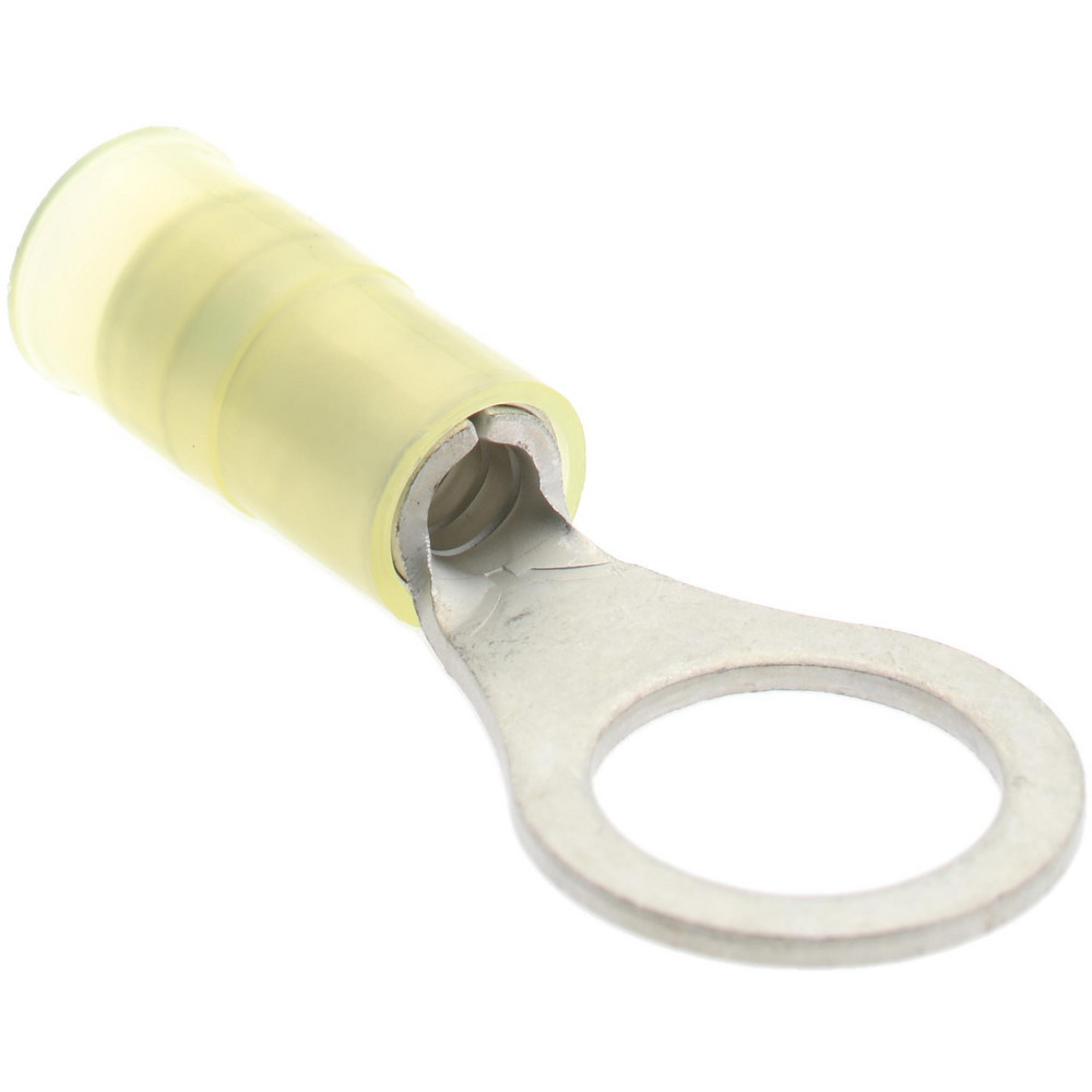 Value Collection Circular Ring Terminal: Partially Insulated, 12 to 10 AWG, Crimp Connection - RNYD5-3.7