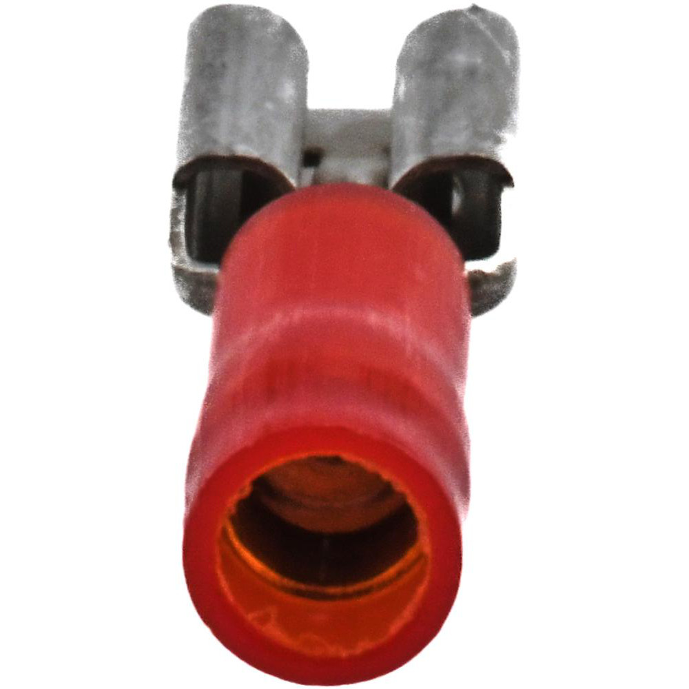 Value Collection Wire Disconnect: Female, Red, Nylon, 22-18 AWG, 1/4" Tab Width - BD-18390