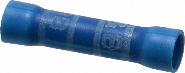 Value Collection Standard Fork Terminal: Yellow, Nylon, Partially Insulated, #6 Stud, Crimp - BD-18350