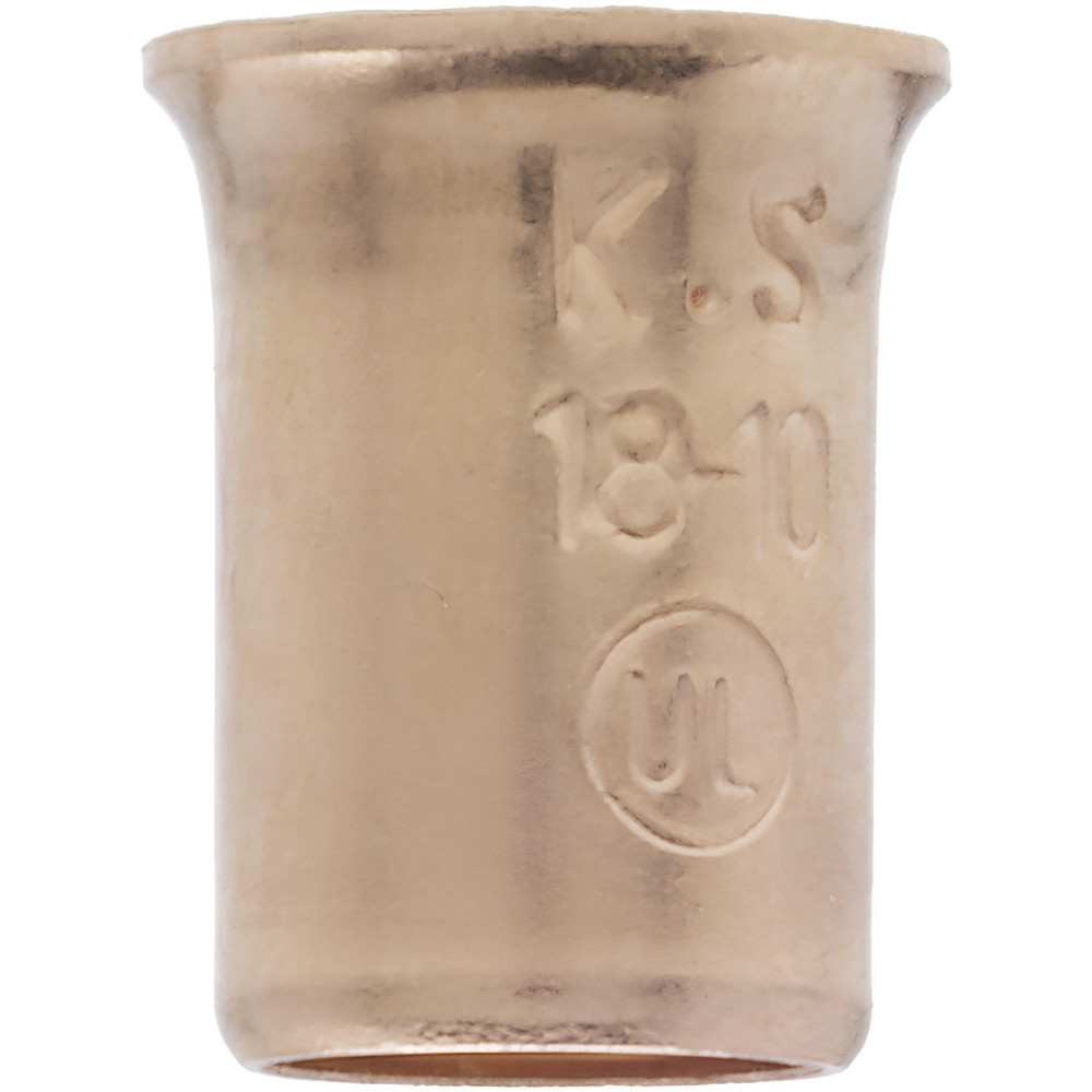 NSI Industries Wire Ferrules: Insulation Type: Non-Insulated; Connection Type: Crimp; Compatible Wire Size (sq mm): 10 AWG, 18; Pin Length: 0.374 in - SB1810-B