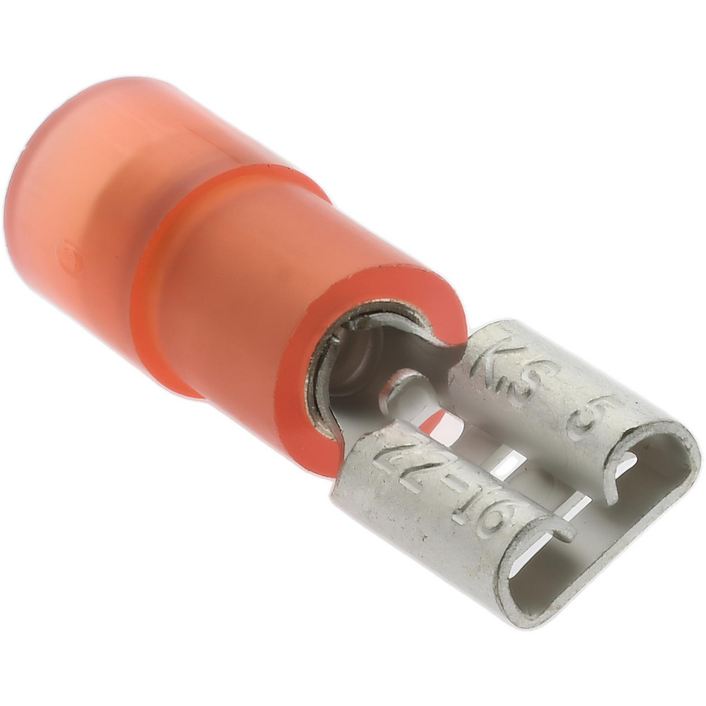 Value Collection Wire Disconnect: Female, Red, Nylon, 22-16 AWG, 0.11" Tab Width - FDNYD1-110(5)