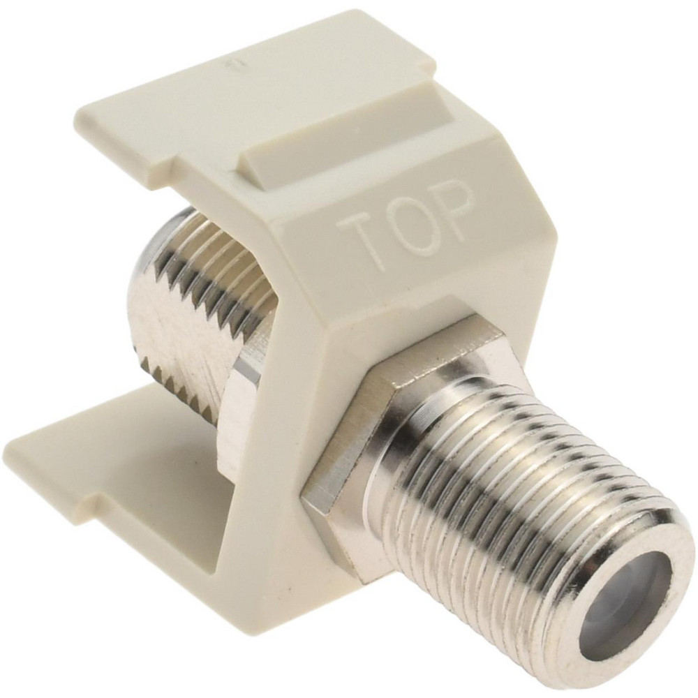 Hubbell Wiring Device-Kellems Coaxial Connectors: Connector Type: F; Termination Method: Compression; Compatible Coaxial Type: RG6; Impedance (Ohms): 100 - SFFX