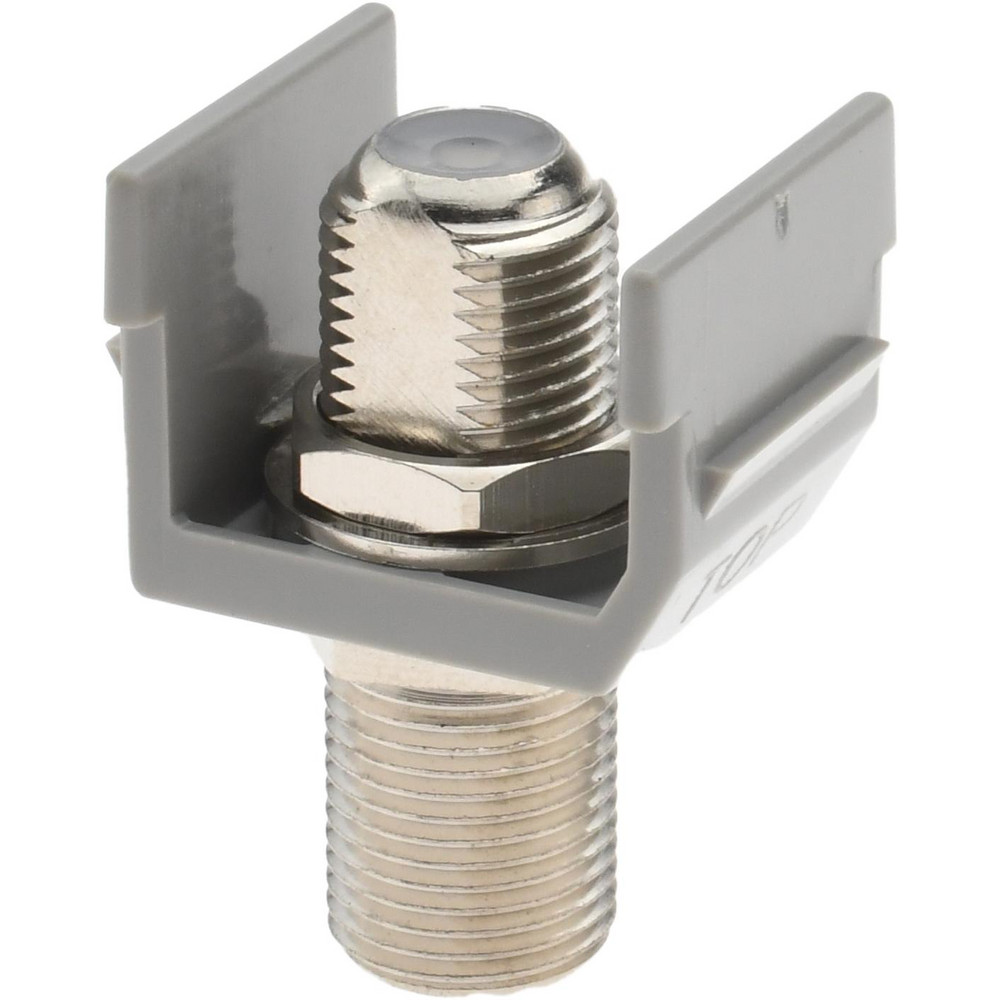Hubbell Wiring Device-Kellems Coaxial Connectors: Connector Type: F; Termination Method: Compression; Compatible Coaxial Type: RG6; Impedance (Ohms): 100 - SFFGX