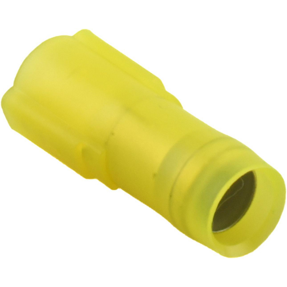 3M Block Fork Terminal: Yellow, Nylon, Partially Insulated, #8 Stud, Crimp - 7010397429