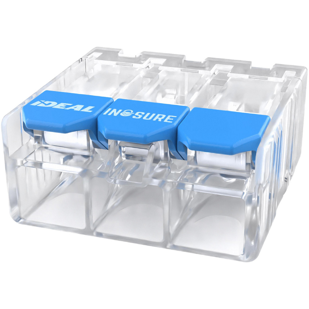 Ideal 10AWG 3 PORT 75/PK PUSH-IN WIRE CONNECTORS - 30-10L33
