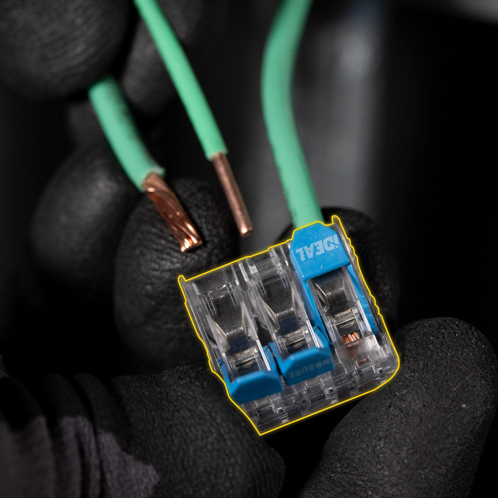 Ideal 10AWG 3 PORT 75/PK PUSH-IN WIRE CONNECTORS - 30-10L33