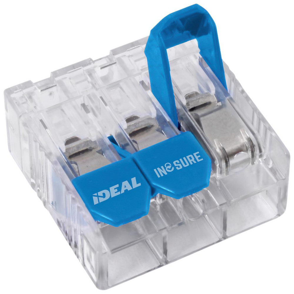 Ideal 10AWG 3 PORT 75/PK PUSH-IN WIRE CONNECTORS - 30-10L33