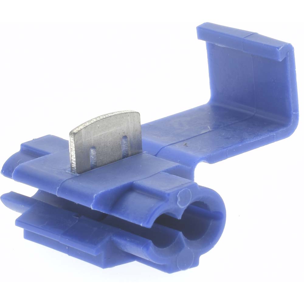 3M Quick Splice Connectors: Terminal Type: Tap, Run; Compatible Wire Size (AWG): 18-14 (Tap), 12-10 (Run) - 7100167058