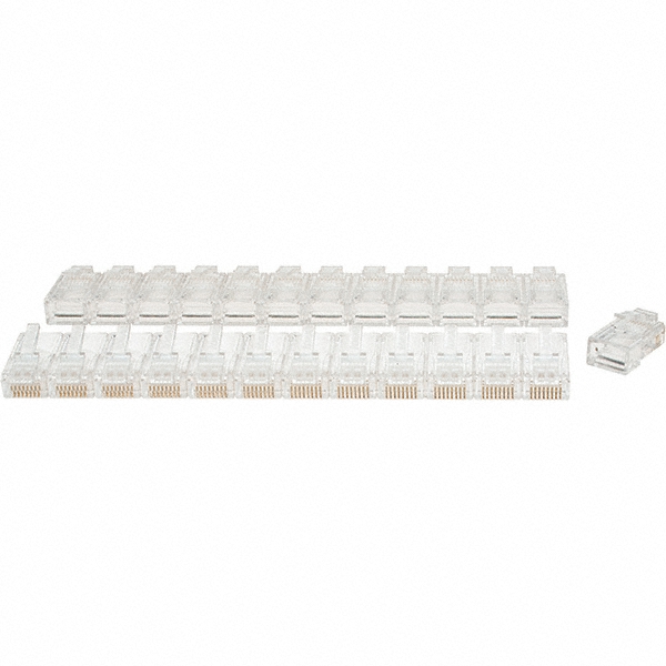 Ideal Modular Connectors: Connector Type: RJ45; Data Rating: Cat6; Number of Positions: 8 - 85-377