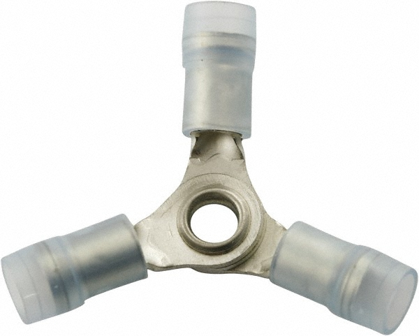 Value Collection Butt Splice Terminal: 16 AWG Min, 14 AWG Max, Partially Insulated, Nylon - Z3WCNYD2-25PK
