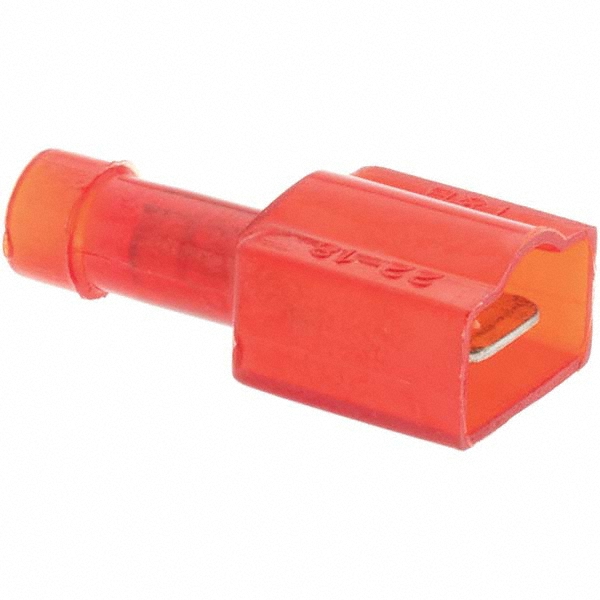 Value Collection Wire Disconnect: Male, Red, Nylon, 22-18 AWG, 0.187" Tab Width - BD-C95221