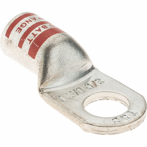 Thomas & Betts Square Ring Terminal: Non-Insulated, 1 to 2/0 AWG, Compression Connection - 31009