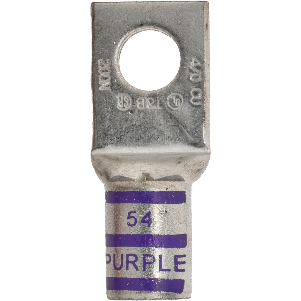 Thomas & Betts Square Ring Terminal: Non-Insulated, 1 to 2/0 AWG, Compression Connection - 31009