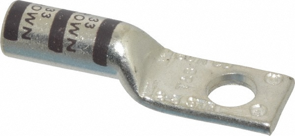 Thomas & Betts Square Ring Terminal: Non-Insulated, 1 to 2/0 AWG, Compression Connection - 31009