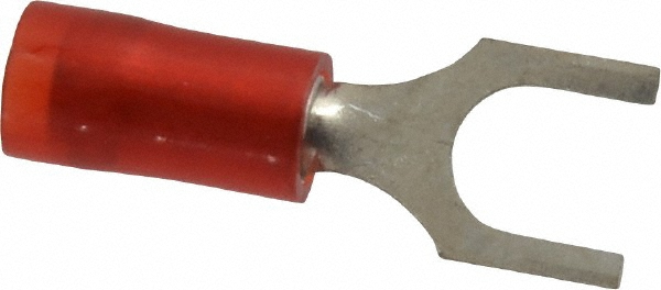 Ideal Standard Fork Terminal: Blue, Vinyl, Partially Insulated, #8 Stud, Crimp - 83-7161