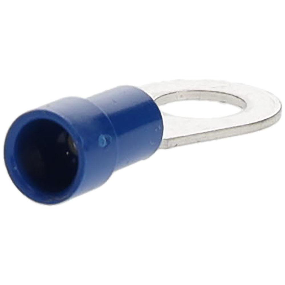 Made in USA Circular Ring Terminal: Fully Insulated, 16 to 14 AWG, Crimp Connection - R4B-14