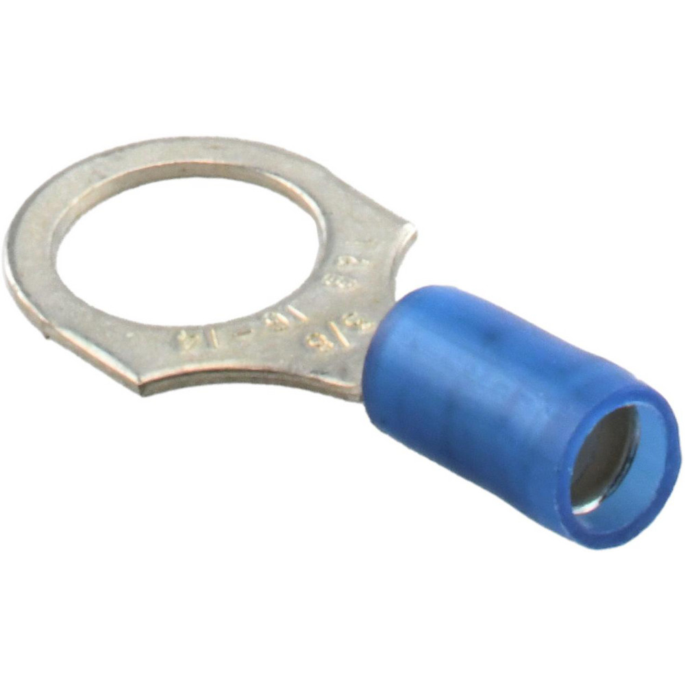 Made in USA D Shaped Ring Terminal: Non-Insulated, 3/0 AWG, Crimp Connection - 6323-781-005F