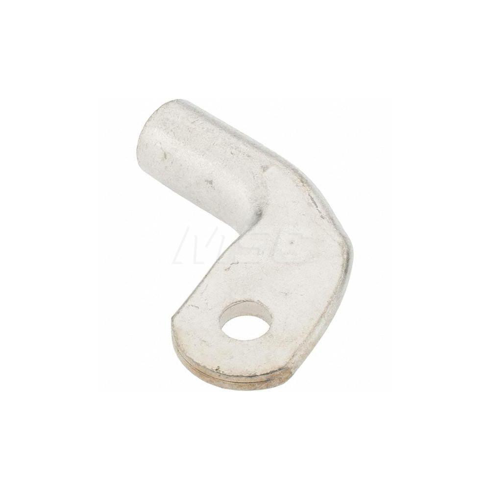 Made in USA D Shaped Ring Terminal: Non-Insulated, 3/0 AWG, Crimp Connection - 6323-781-005F