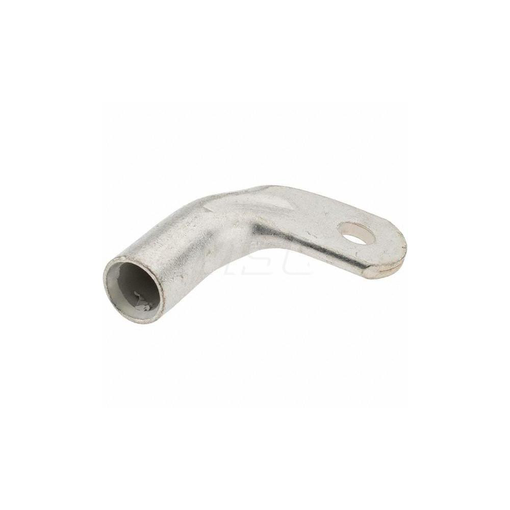 Made in USA D Shaped Ring Terminal: Non-Insulated, 3/0 AWG, Crimp Connection - 6323-781-005F