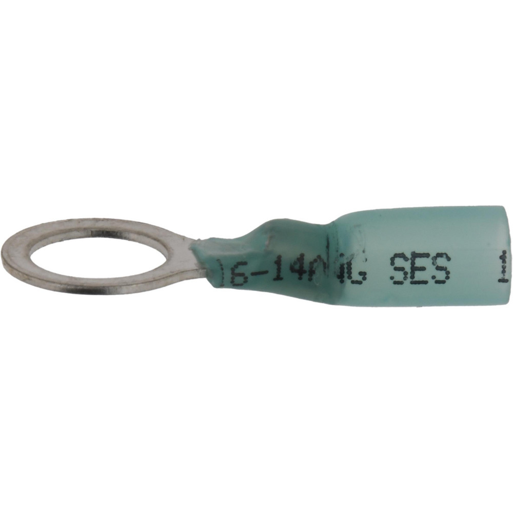 Value Collection Circular Ring Terminal: Partially Insulated, 16 to 14 AWG, Crimp Connection - ZRNYD2-10-HD