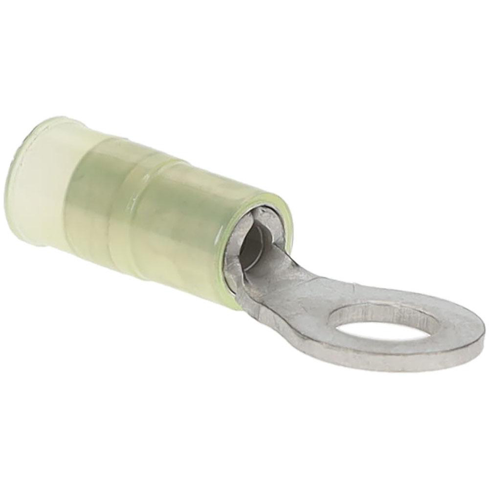 Value Collection Circular Ring Terminal: Partially Insulated, 16 to 14 AWG, Crimp Connection - ZRNYD2-10-HD