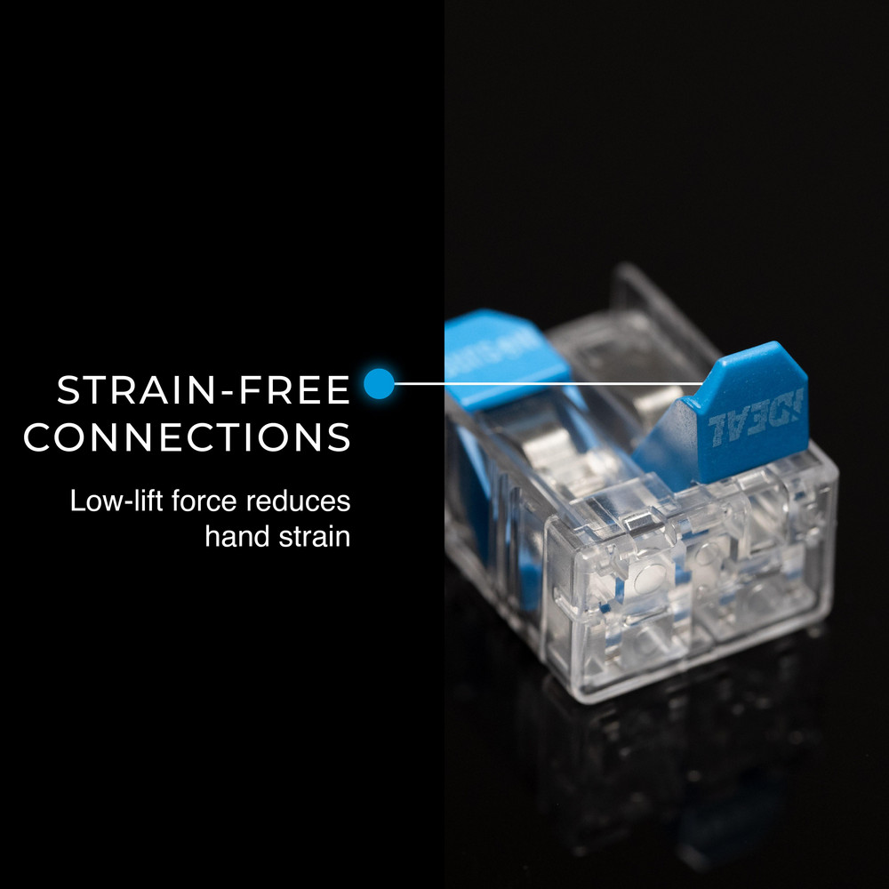 Ideal 10AWG 2 PORT 100/PK PUSH-IN WIRE CONNECTORS - 30-10L32