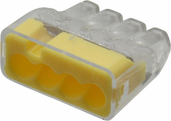 Ideal 10AWG 2 PORT 100/PK PUSH-IN WIRE CONNECTORS - 30-10L32