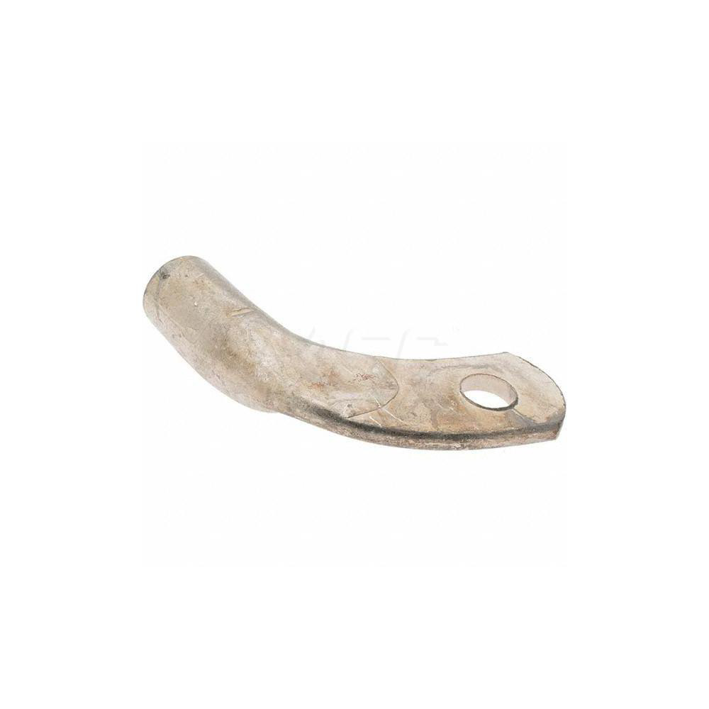 Made in USA D Shaped Ring Terminal: Non-Insulated, 2/0 AWG, Crimp Connection - 6312-781-005F
