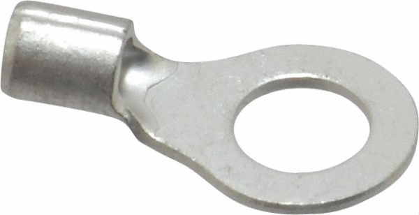 Ideal Circular Ring Terminal: Non-Insulated, 16 to 14 AWG, Crimp Connection - 83-0221