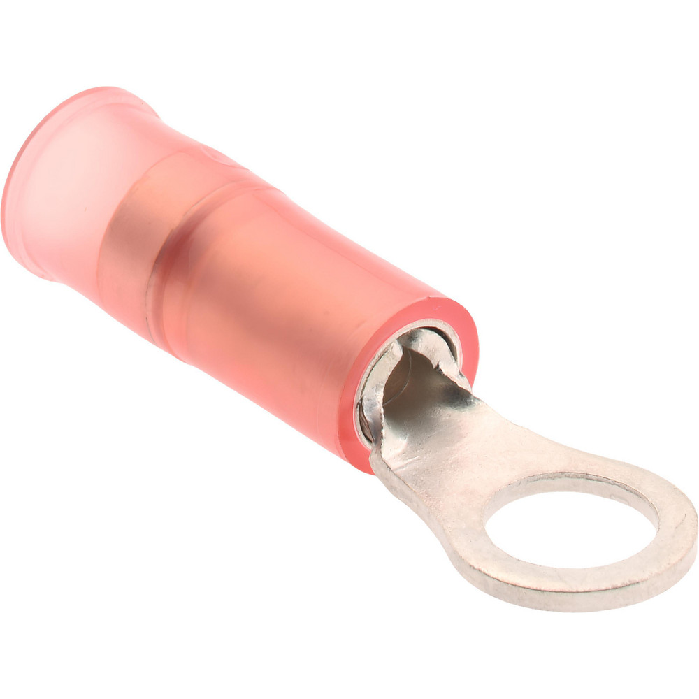 Ideal Circular Ring Terminal: Partially Insulated, 22 to 18 AWG, Crimp Connection - 83-2131