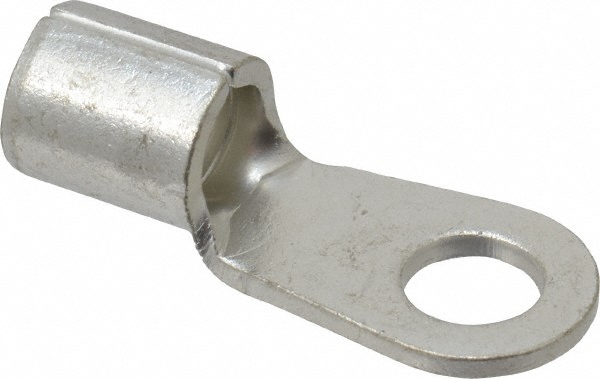 Value Collection Circular Ring Terminal: Non-Insulated, 12 to 10 AWG, Crimp Connection - RN5-8-FE