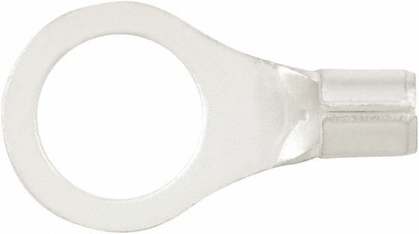 Value Collection Circular Ring Terminal: Non-Insulated, 12 to 10 AWG, Crimp Connection - RN5-8-FE