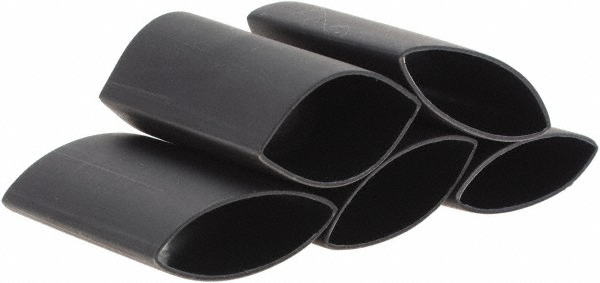 Made in USA D Shaped Ring Terminal: Non-Insulated, 1/0 AWG, Crimp Connection - 6410-781-005F