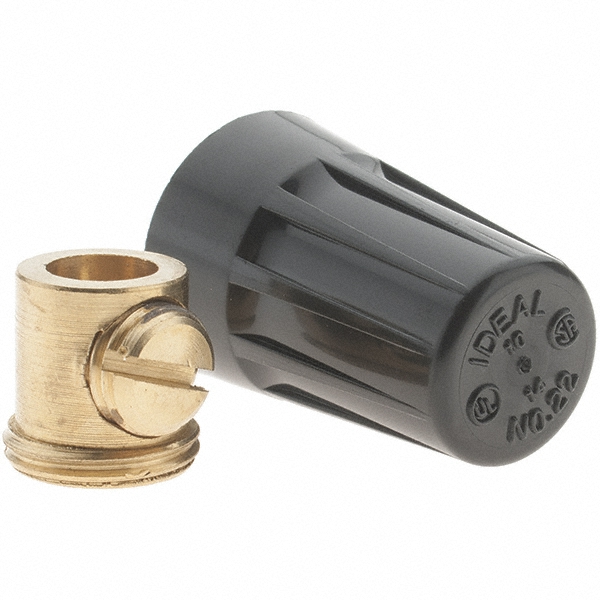 Value Collection Standard Twist-On Wire Connector: Black, Vibration-Resistant, 20-10 AWG - BD-KP150592