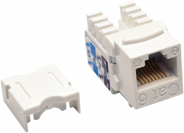 Ideal Modular Connectors: Connector Type: RJ45; Data Rating: Cat6a, Cat6; Number of Positions: 8 - 85-385