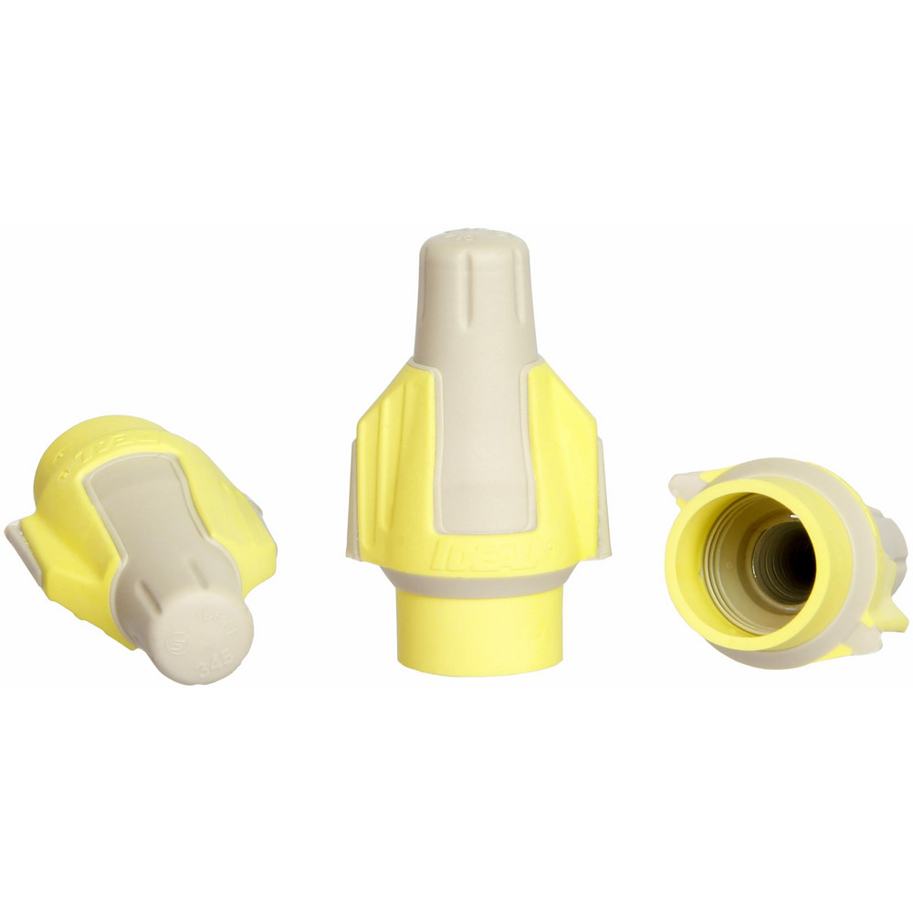 Ideal 345 TAN/YWL 100/PK TWIST-ON WIRE CONNECTORS - 30-345
