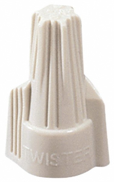 Ideal 345 TAN/YWL 100/PK TWIST-ON WIRE CONNECTORS - 30-345