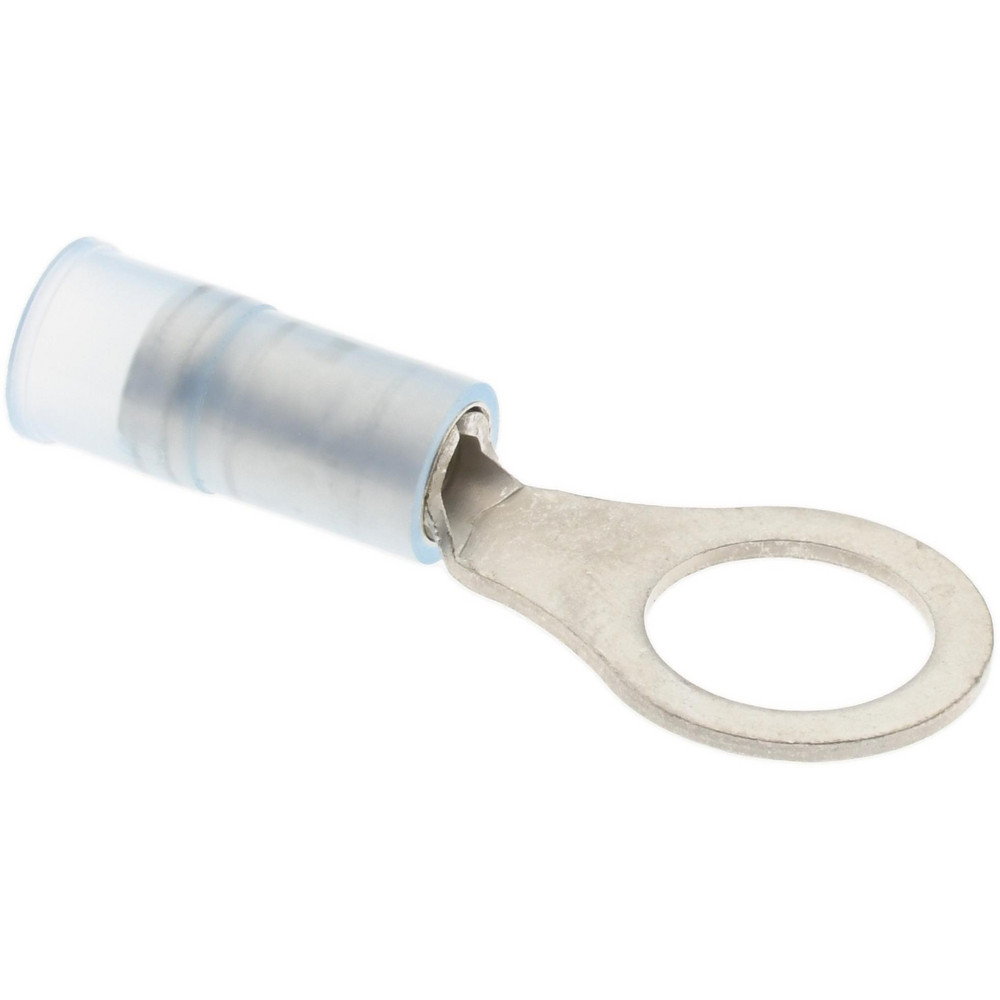 Thomas & Betts Circular Ring Terminal: Partially Insulated, 16 to 14 AWG, Crimp Connection - TV14-14R-XV